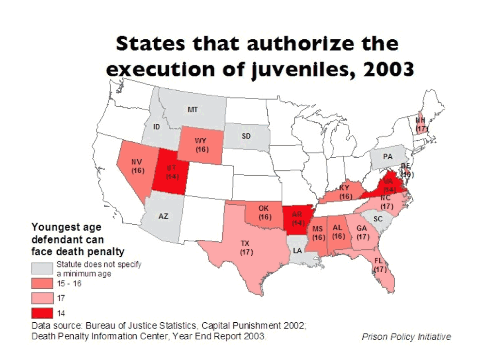 juvenile death penalty debate