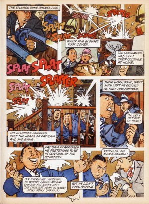 Page from Bugsyy Malone Graphic novel