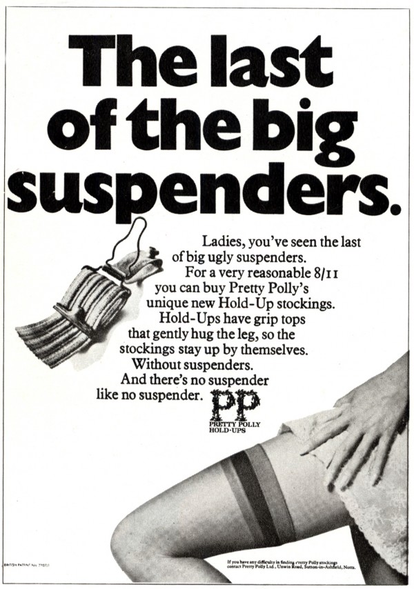 ALAN PARKER AD LAST OF THE BIG SUSPENDERS for CDP 1968
