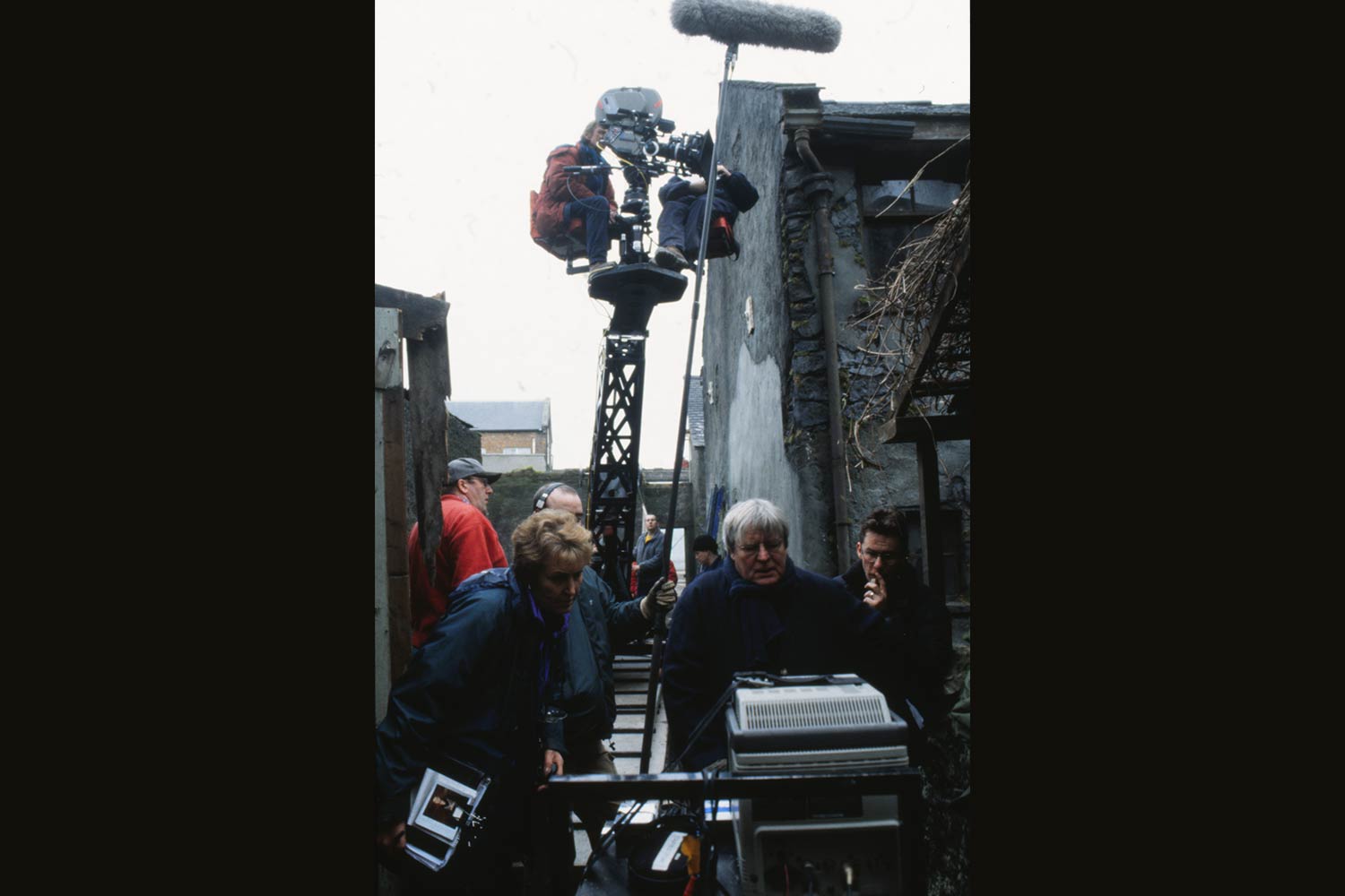 crew on the set of Angela's Ashes