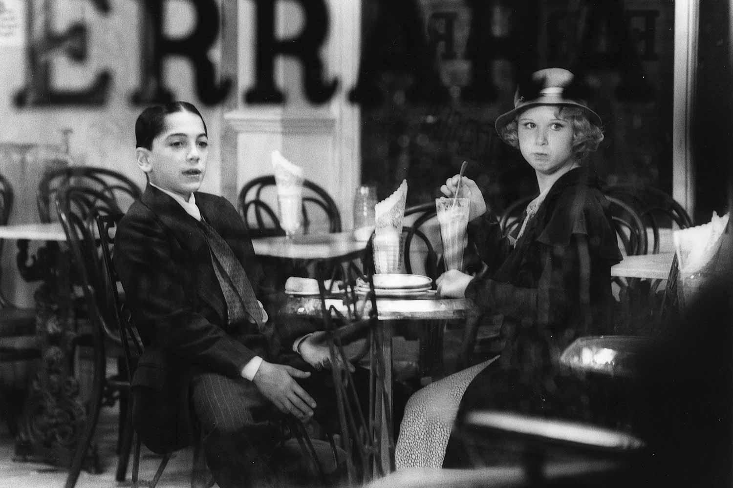Scott Baio and Florrie Dugger in a scene from Bugsy Malone
