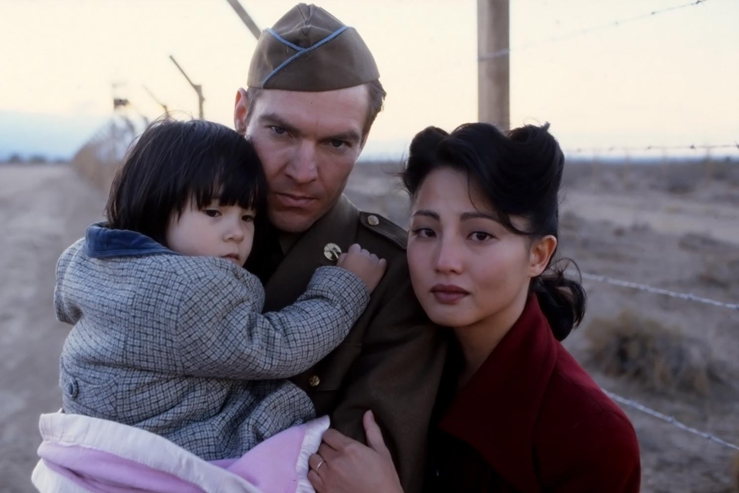 Dennis Quaid and Tamlyn Tomita in Come See the Paradise