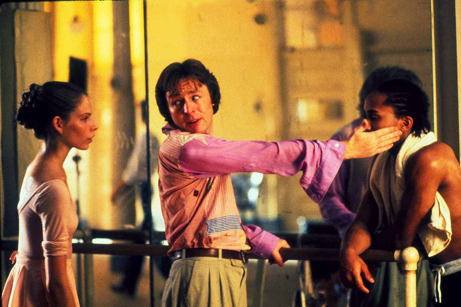 Alan Parker, Antonia Franceschi, Gene Anthony Ray from the film Fame, 1980