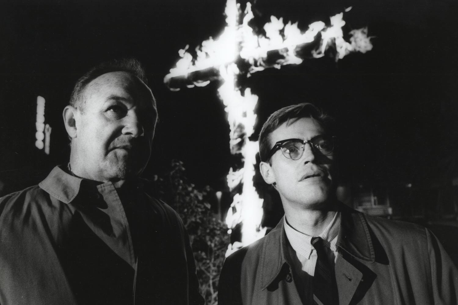 Gene Hackman, Willem Dafoe in Mississippi Burning