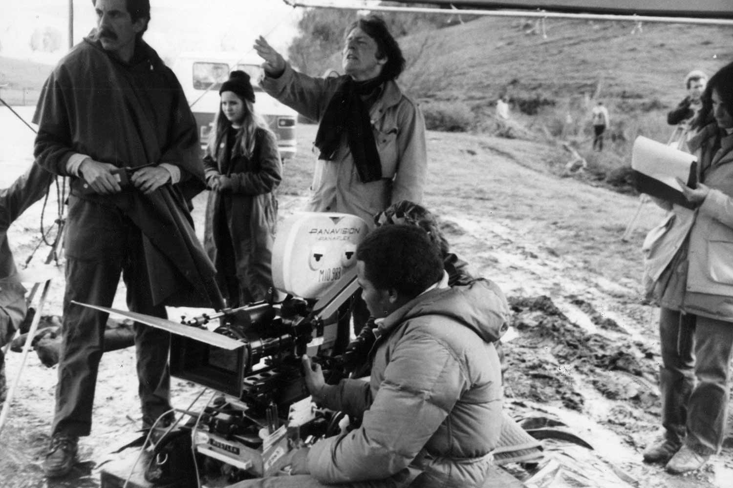 Alan Parker directing on Shoot the Moon
