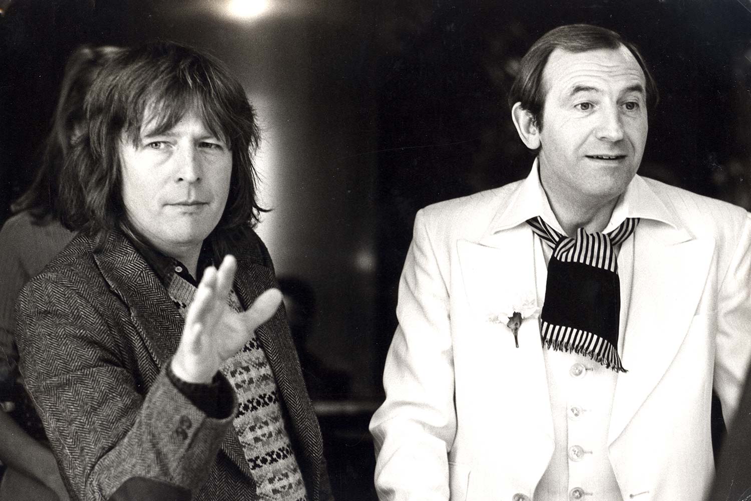 Alan Parker directing Leonard Rossiter in Cinzano commercial for CDP